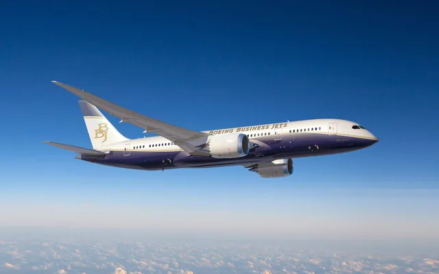 Passenger airliner available for group charter